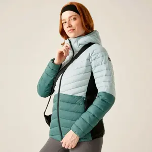 Dámská hybridní bunda regatta leedre tyrkysová 36