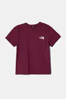 Dětské bavlněné tričko The North Face BOX NSE S/S RELAXED TEE