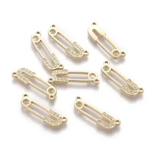 316 Surgical Stainless Steel Micro Pave Cubic Zirconia Pendants