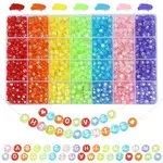 1400Pcs Transparent Acrylic Beads