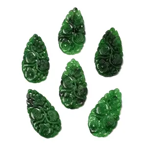 Natural Myanmar Jade Dyed Cabochons