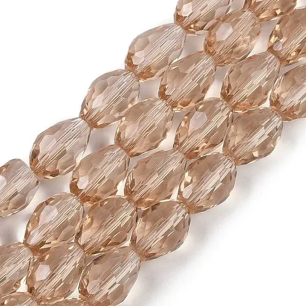 Transparent Glass Beads Strands