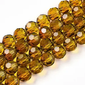 Baking Paint Transparent Glass Beads