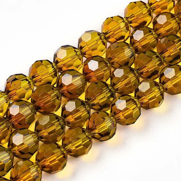 Baking Paint Transparent Glass Beads