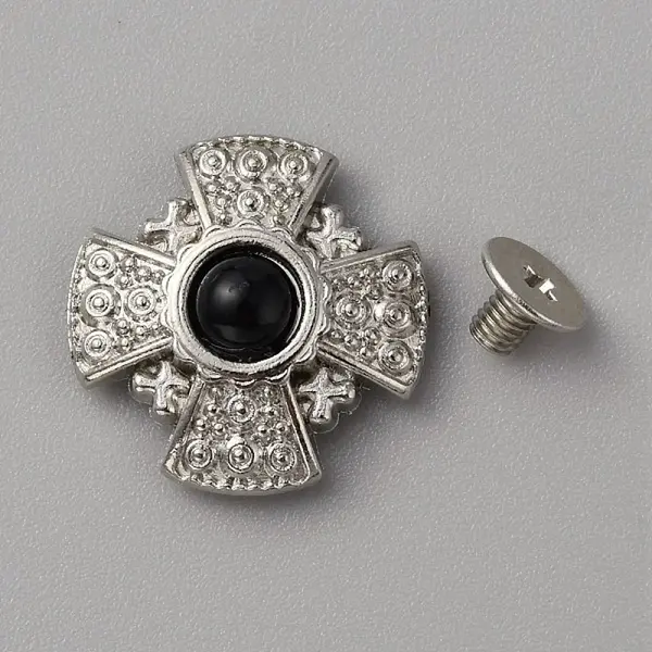 Zinc Alloy & Resin Coin Screw Rivets