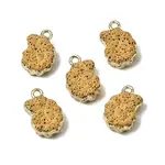 Dyed Synthetic Lava Rock Pendants