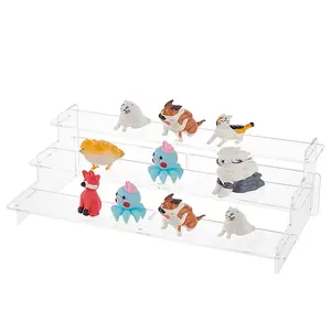 3-Tier Acrylic Model Toy Assembled Organizer Holders