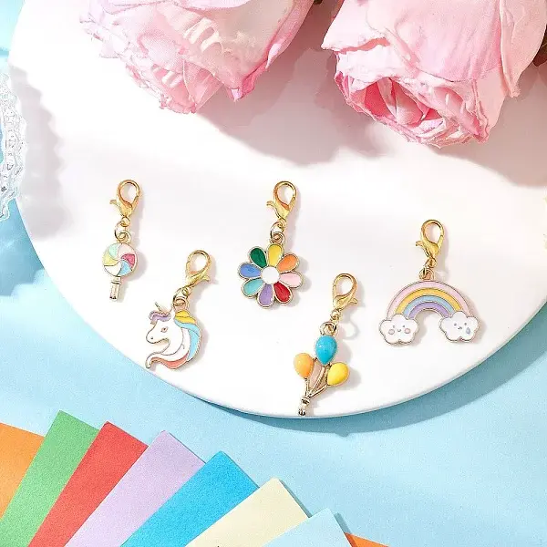 Alloy Enamel Pendant Decorations