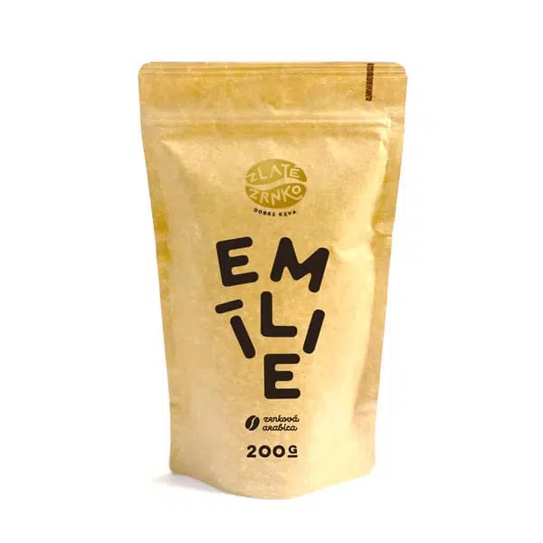 Káva Zlaté Zrnko - Emílie (Směs 100% arabika) &quot;VYVÁŽENÁ&quot; - NEJPRODÁVANĚJŠÍ 1 kg