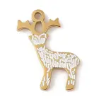 Christmas Theme Ion Plating(IP) 304 Stainless Steel Enamel Pendants