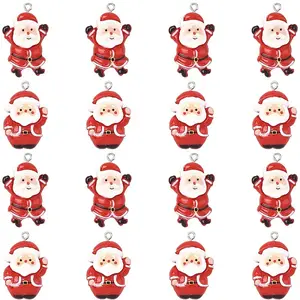 12Pcs 2 Styles Opaque Resin Pendants