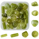 35Pcs 7 Styles Transparent Resin Beads