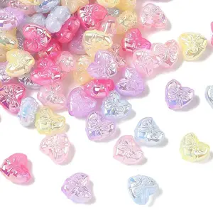 Luminous & UV Plating Opaque Acrylic Beads