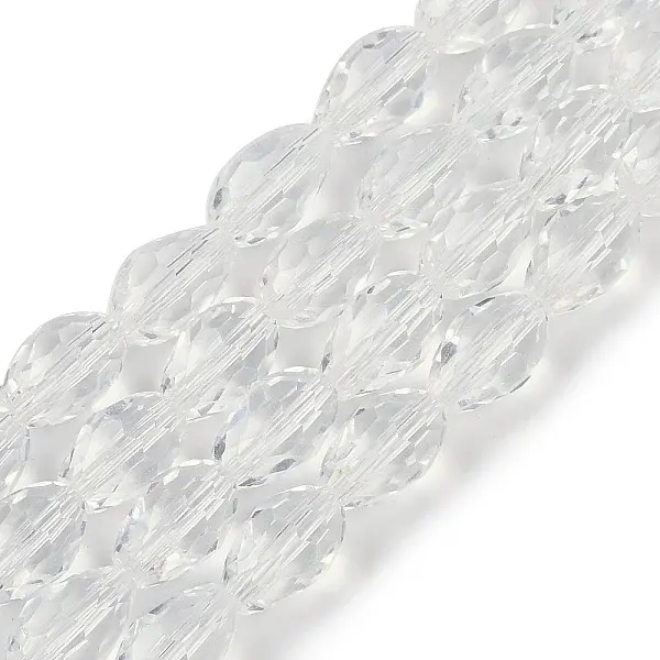 Transparent Glass Beads Strands