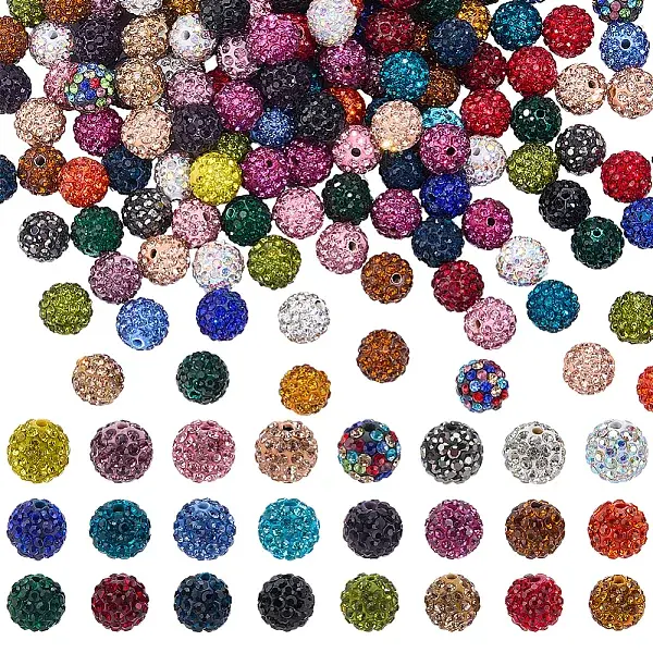 Pave Disco Ball Beads