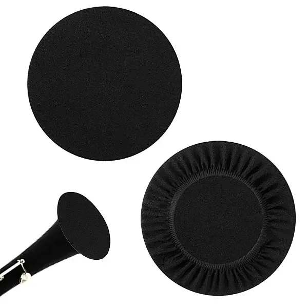 2PCS Cloth with Soft Nap Mute Cap