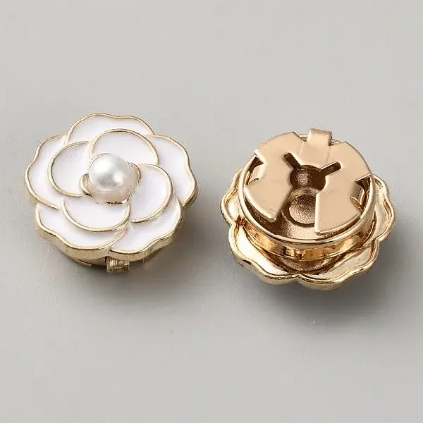 Flower Alloy Resin Cufflinks