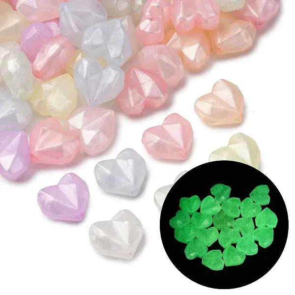 Luminous Transparent Acrylic Beads