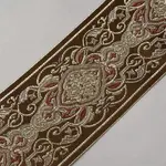 Flower Pattern Vintage Jacquard Polyester Ribbon