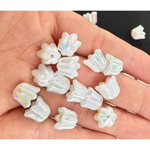 Iridescent Plating Acrylic Beads