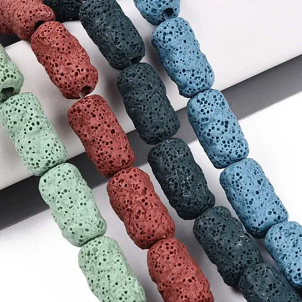Natural Lava Rock Beads Strands