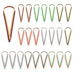 40Pcs 8 Style Polyester Ribbon Medal Strap