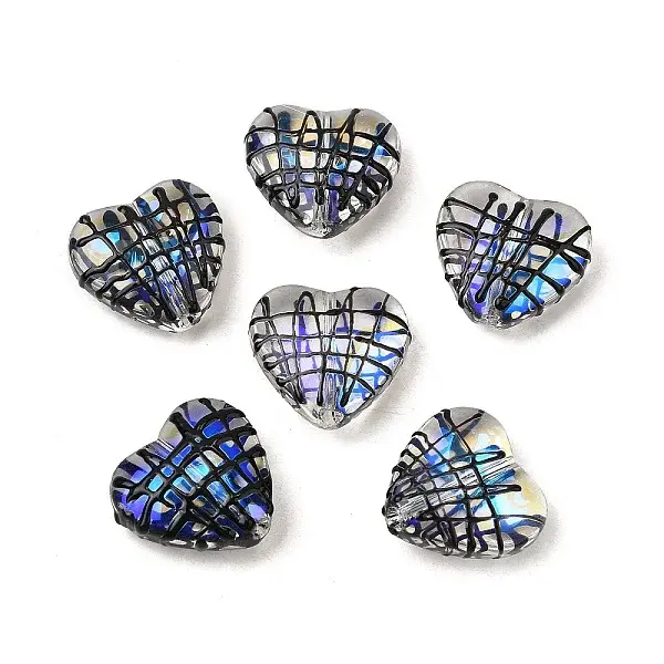 Transparent Glass Enamel Beads