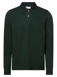 GANT Tričko  tmavozelená / tmavofialová