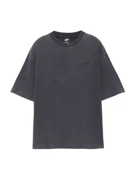 Pull&Bear Tričko 'STWD'  čierny denim