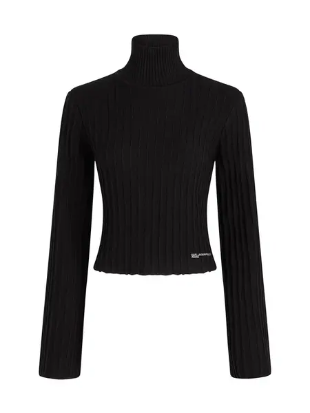 KARL LAGERFELD JEANS Sveter  čierna