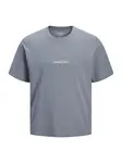 Jack & Jones Junior Tričko 'JORCASSIS'  krémová / modrosivá / čierna