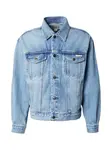 Calvin Klein Jeans Prechodná bunda  modrá denim