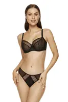 Černá podprsenka s krajkou