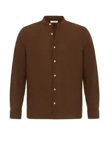 Antioch Košeľa  hnedá