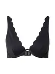 Hunkemöller Bikinový top 'Scallop'  čierna