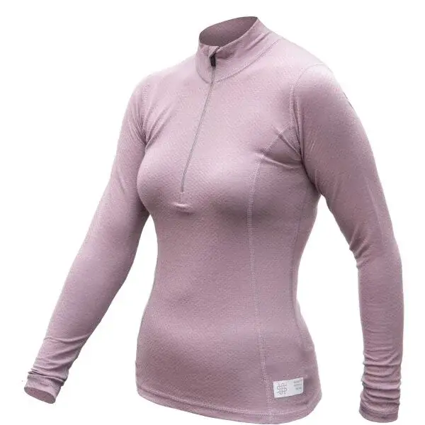 Sensor MERINO DF Dámske tričko s dlhým rukávom, fialová, veľkosť