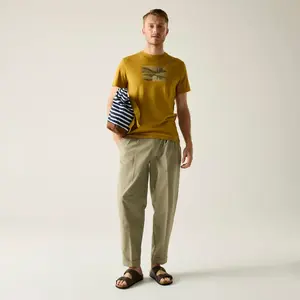 Pánské tričko regatta breezed žlutá 3xl