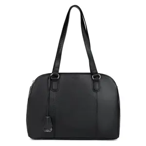 Dámská kožená kabelka Hexagona Brita - černá