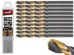TVARDY HSS 5,20 mm černý a zlatý kovový spirálový vrták