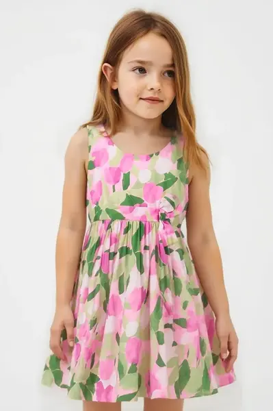 Dětské lněné šaty Mayoral