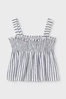 Dětská bavlněná halenka Mayoral černá barva, vzorovaná, 6033