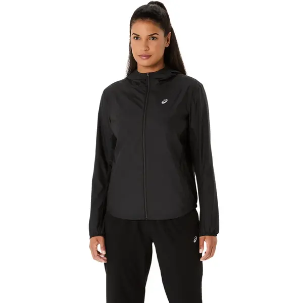 ASICS Športová bunda  čierna / biela