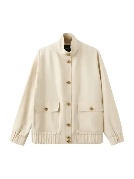 MANGO Prechodná bunda 'Babor'  krémová