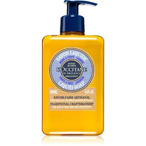 L’Occitane Karité Lavender Liquid Soap tekuté mydlo s bambuckým maslom 500 ml