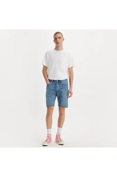 Levi'S 501 Original Men's Blue Jean Shorts