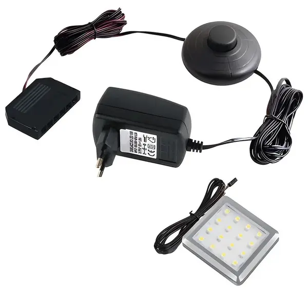 LED osvětlení Square 1bodové teplá bílá