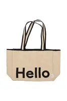 Bavlněná taška Design Letters Hello