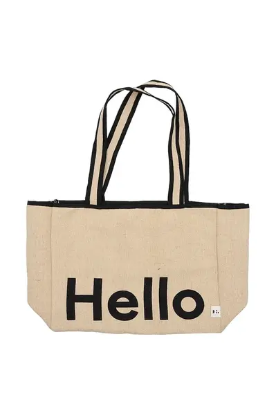 Bavlněná taška Design Letters Hello