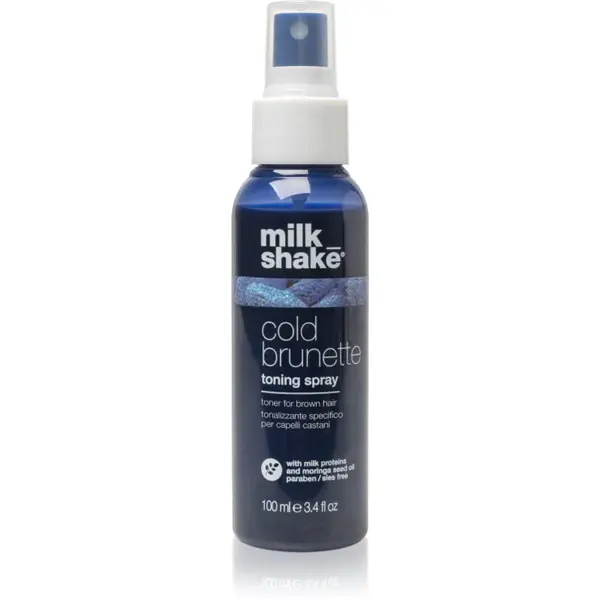 milk_shake® Cold Brunette Toning Spray sprej neutralizující mosazné podtóny 100 ml
