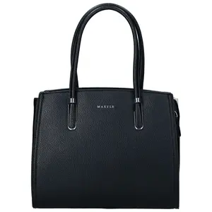 Elegantní dámská koženková kabelka na rameno Miraya, černá